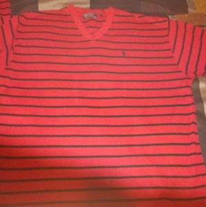 Polo vneck sweater